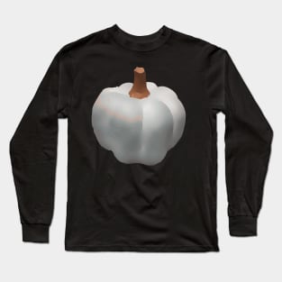 White Pumpkin 3-D Long Sleeve T-Shirt